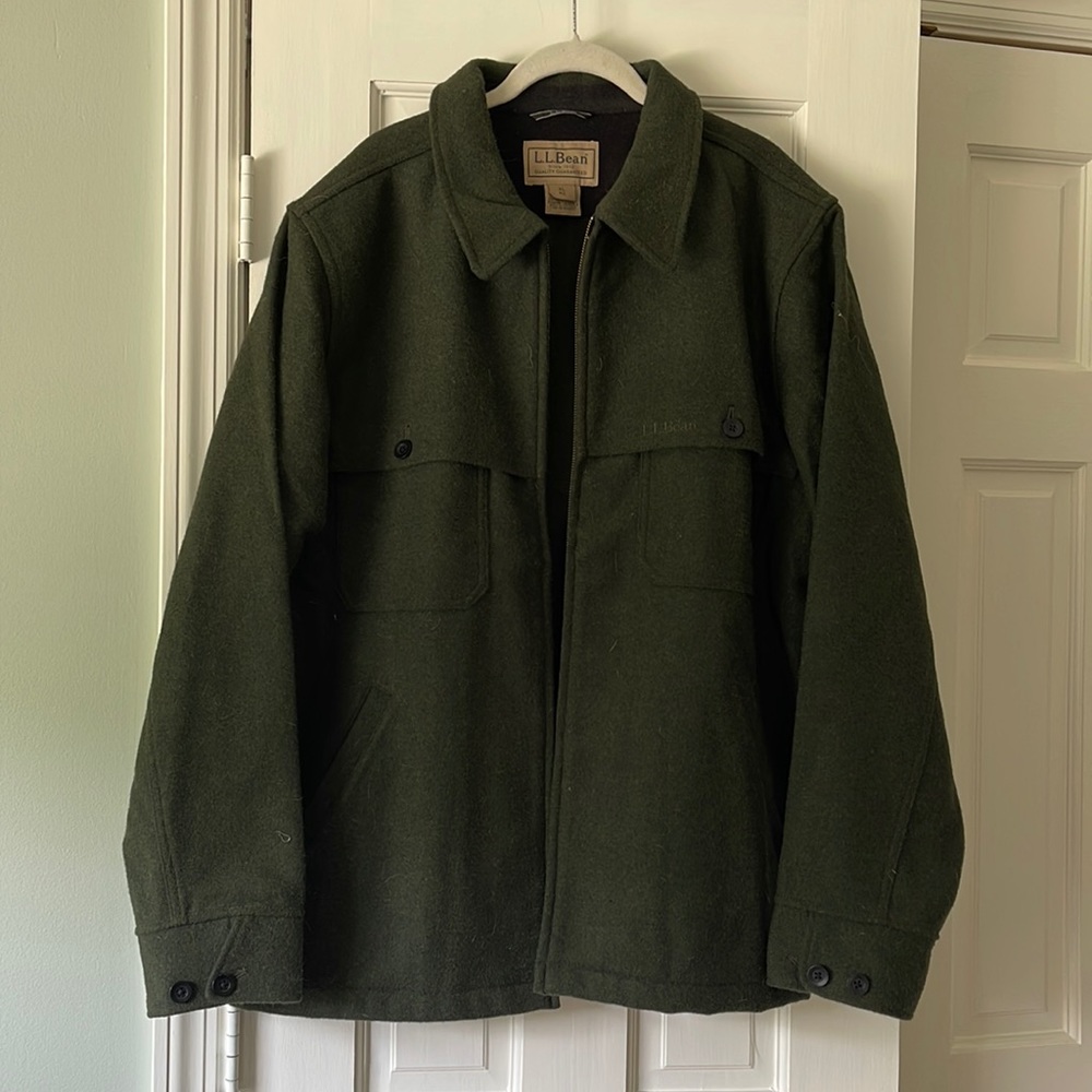 LL Bean Maine Guide Zip-Front Jac-Shirt